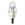 E1406230LED X-Diverse E14-230v006w113x38 Bulb E14 230v   6w h:113 x ø:38mm LED LED Candle (25,000 hours) Dimmable "40w"